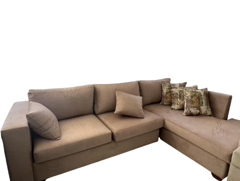 Light Brown L shape Sofa