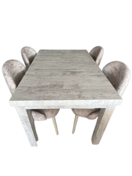 Four Seater Wooden Dining Table 